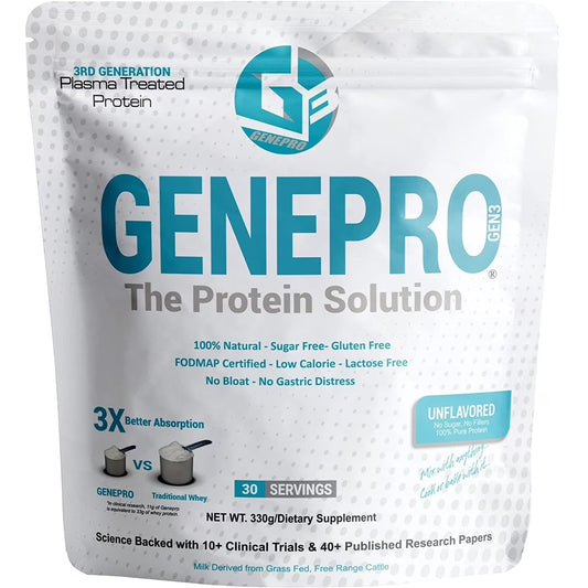 Gen3 UNFLAVORED PROTEIN without Immunolin Size: 30 Serving