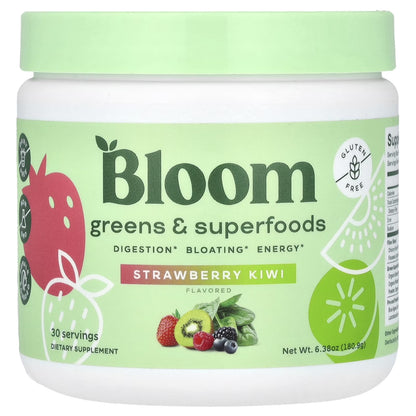 Greens & Superfoods Powder, Strawberry Kiwi, 30 Servings