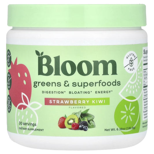 Greens & Superfoods Powder, Strawberry Kiwi, 30 Servings